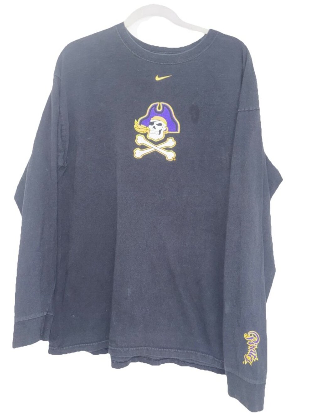 Nike College NCAA East Carolina Pirates Basketball Shirt Y2K Men's XL-READ!